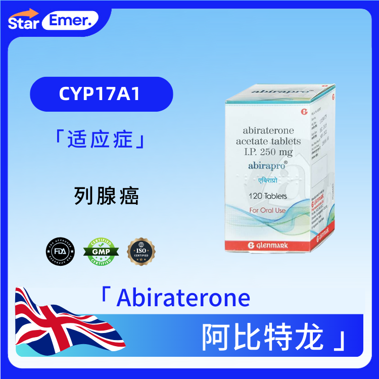 阿比特龙 · Abiraterone · CYP17A1