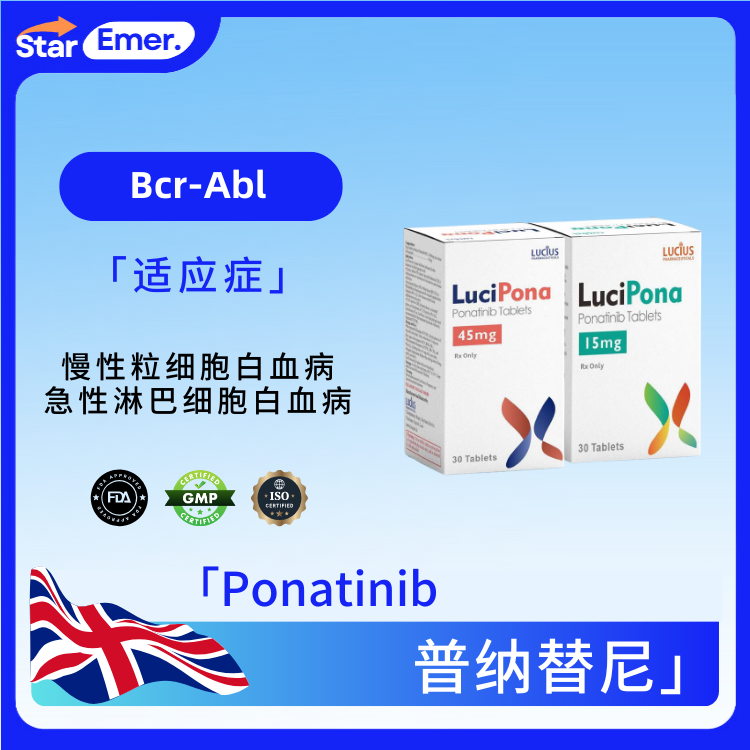普纳替尼 · Ponatinib · Bcr-Abl