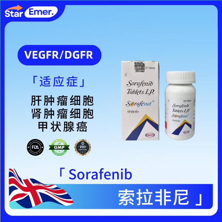 索拉非尼 · Sorafenib · VEGFR/DGFR
