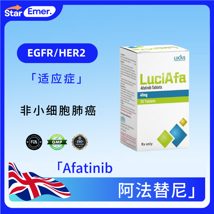 阿法替尼 · Afatinib · EGFR/HER2