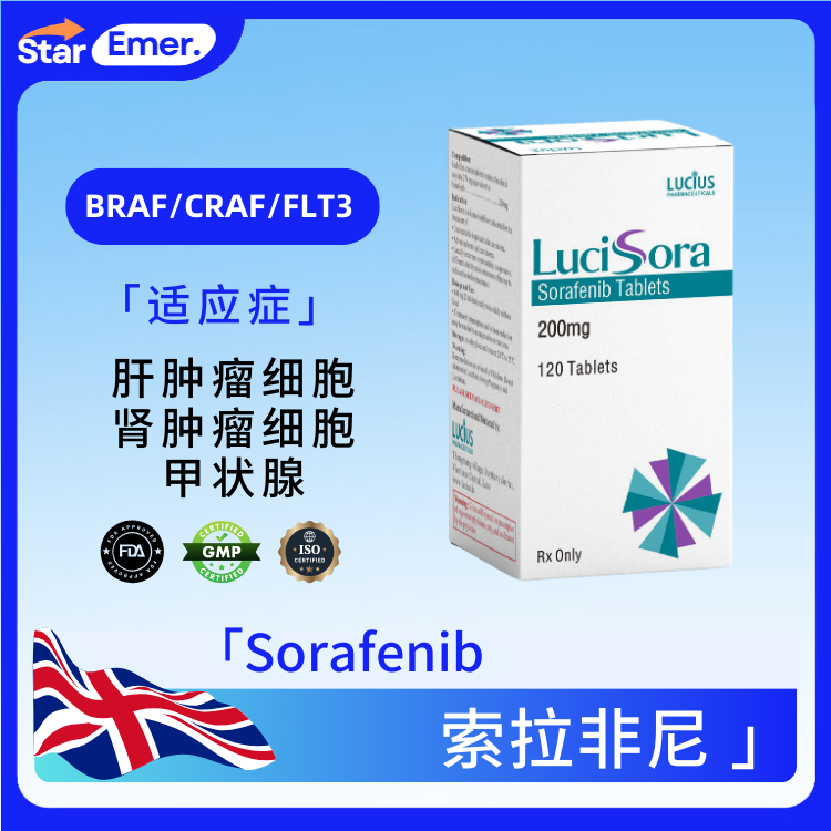 索拉非尼 · Sorafenib · VEGFR/DGFR
