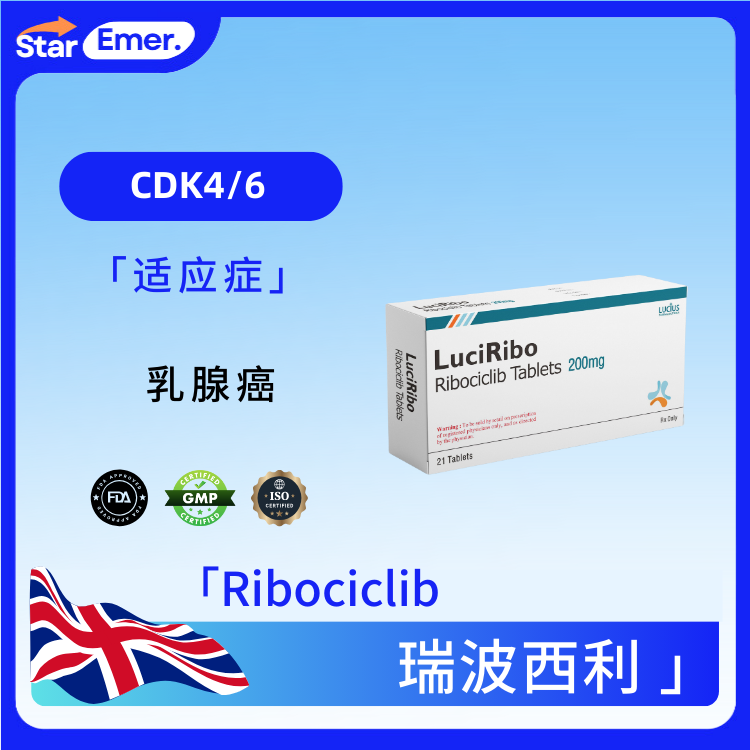 瑞波西利 · Ribociclib · CDK4、CDK6