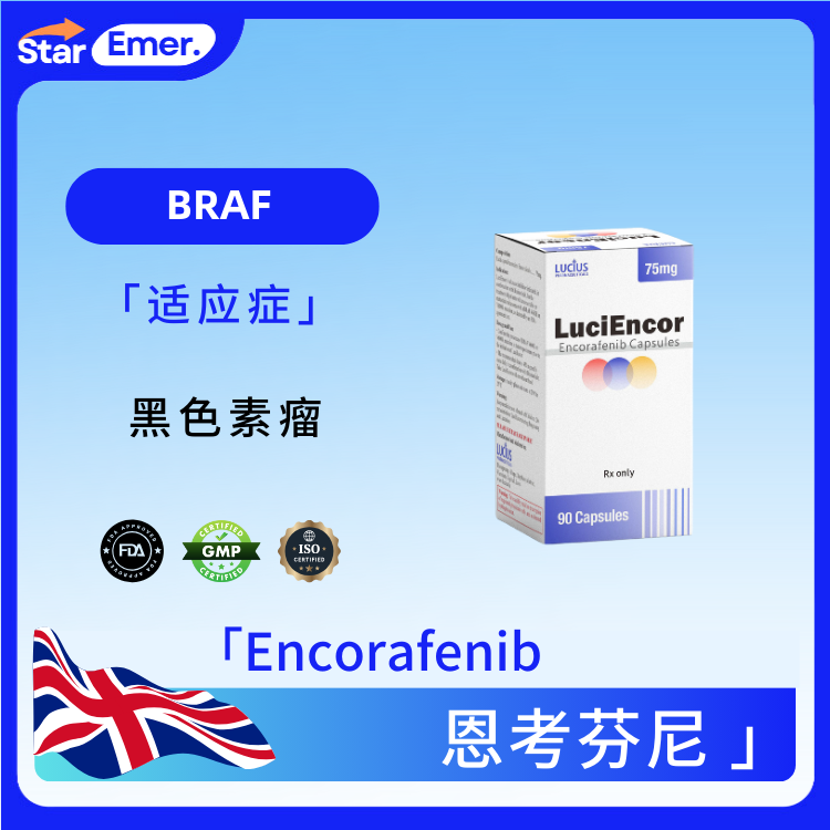 恩考芬尼 · Encorafenib · BRAF V600E